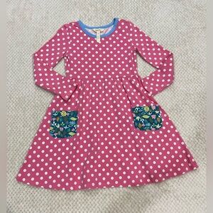 Matilda Jane "Collecting Leaves" Lap Dress Girls Size 6 EUC